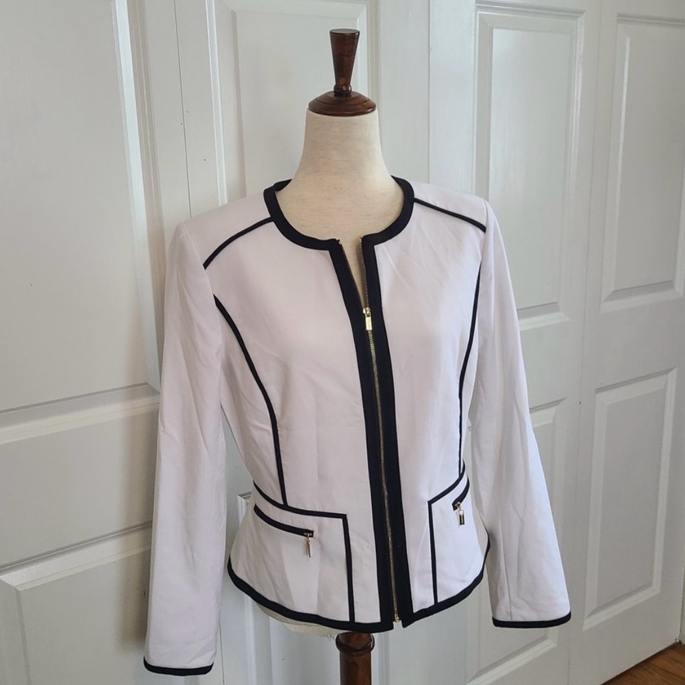 10 Calvin Klein White Blazer Jacket